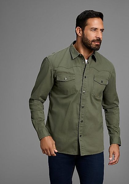 Arizona Langarmhemd im Western-Stil günstig online kaufen