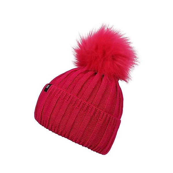 ZEBRO Strickmütze "Andrea" mit Kunstfellbommel günstig online kaufen