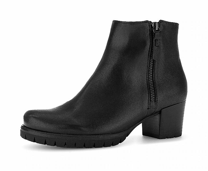 Gabor Stiefelette "ATHEN", Blockabsatz, Ankleboots mit Zierreißverschluß günstig online kaufen