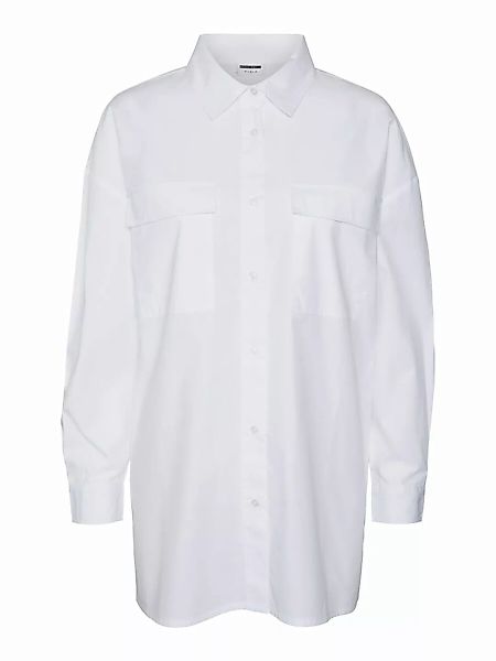 NOISY MAY Lang Hemd Damen White günstig online kaufen