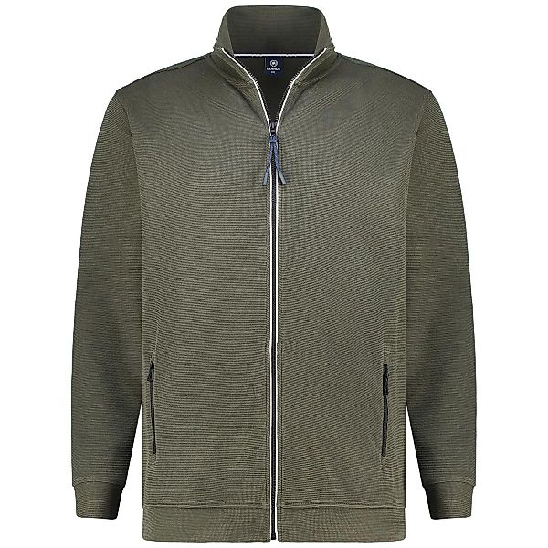 Lerros Sweatjacke aus Baumwollmischung Farbe khaki Größe: 5XL günstig online kaufen