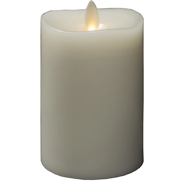 Konstsmide LED Echtwachskerze 3D Flamme mit geschmolzener Kante günstig online kaufen