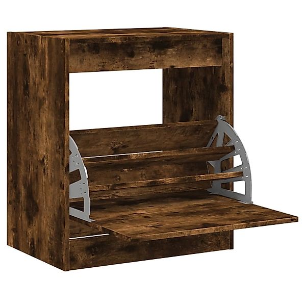 vidaXL Schuhschrank Räuchereiche 60x42x69 cm Holzwerkstoff 839984 günstig online kaufen