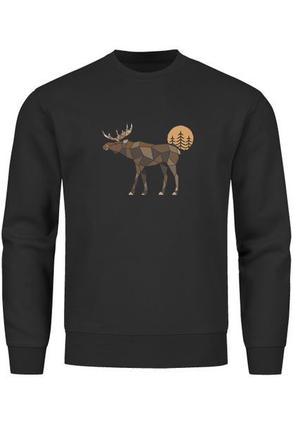 Neverless Sweatshirt Sweatshirt Herren mit Aufdruck günstig online kaufen