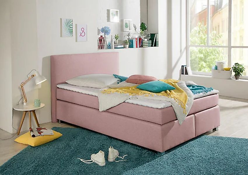 Home affaire Boxspringbett »Eliana« inkl. Topper, in 4 Breiten, 3 Matratzen günstig online kaufen