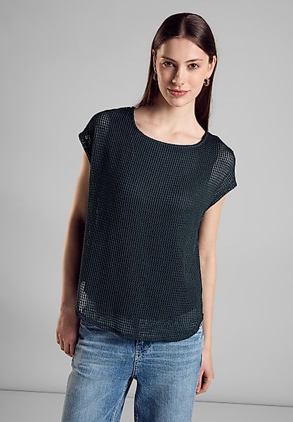 STREET ONE 2-in-1-Shirt mit Mesh Struktur günstig online kaufen