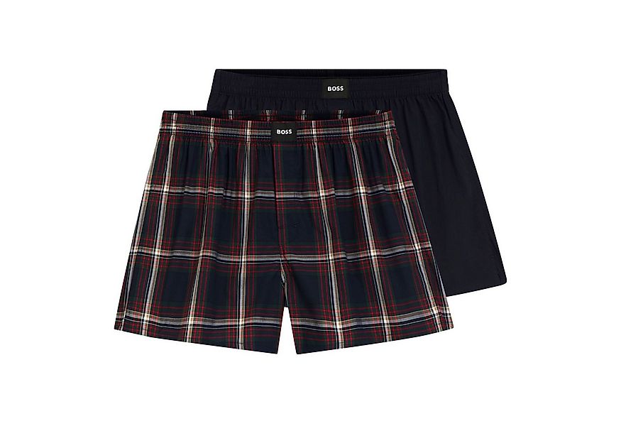 BOSS Webboxer Boxer Shorts CW Peach (2-St., 2er Set) mit mittig platziertem günstig online kaufen