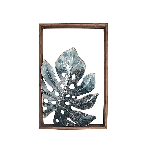 NTK-Collection Wanddekoobjekt Wanddeko Blatt Monstera (Stück, günstig online kaufen