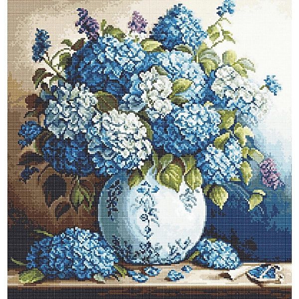 Luca-S Kreativset Luca-S Kreuzstich Stickpackung "Vase günstig online kaufen