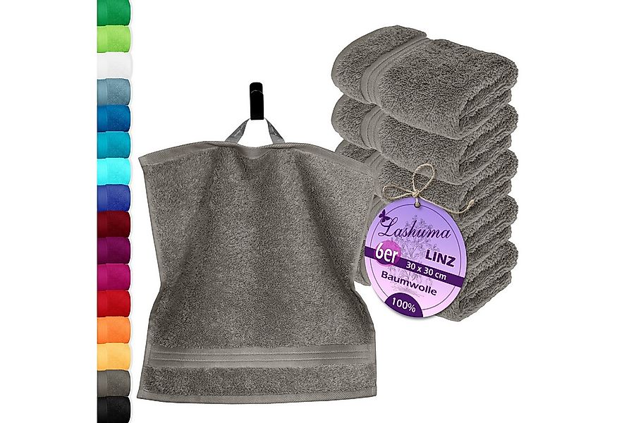 Lashuma Waschlappen - Seiftücher Linz, (Spar-Set, 6-St), Quadratische Gäste günstig online kaufen