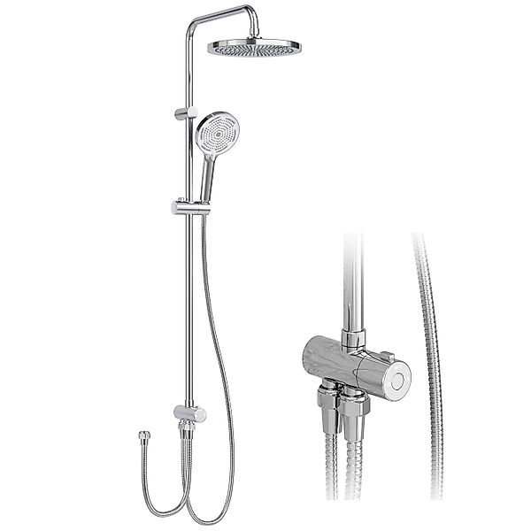 GarveeMore Brausegarnitur Duschsystem Regendusche, Duschset inkl, günstig online kaufen