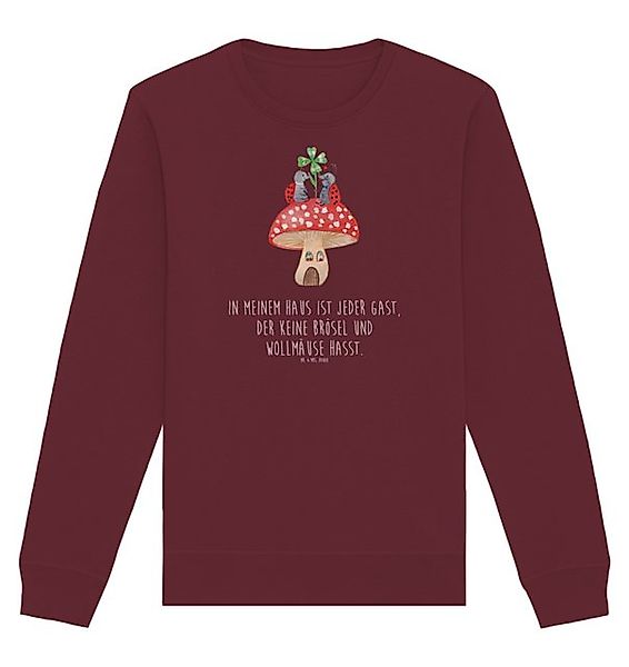Mr. & Mrs. Panda Longpullover Marienkäfer Fliegenpilz Größe S - Burgundy - günstig online kaufen
