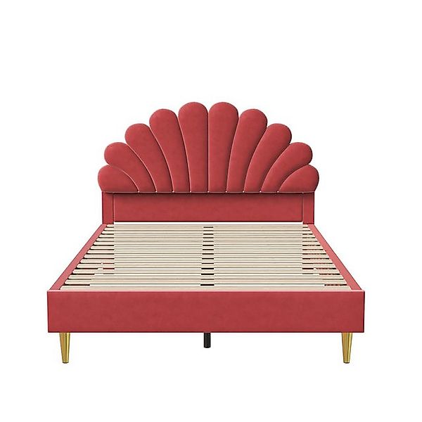 Furnishings Home Polsterbett Kinderbett Doppelbett Samt 140x200 cm (Geeigne günstig online kaufen