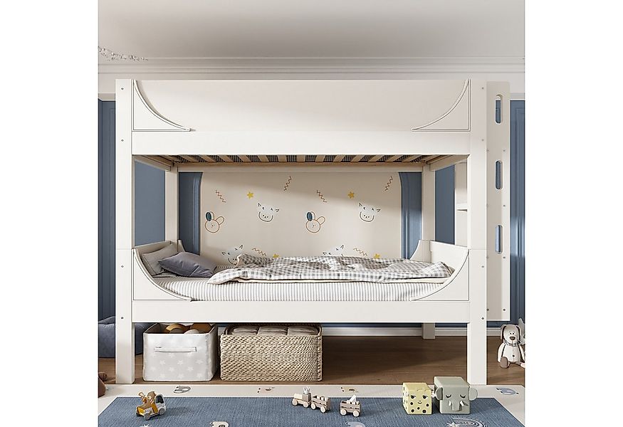 Flieks Etagenbett, Trennbares Kinderbett 90x200cm mit flexibel-montierbarer günstig online kaufen