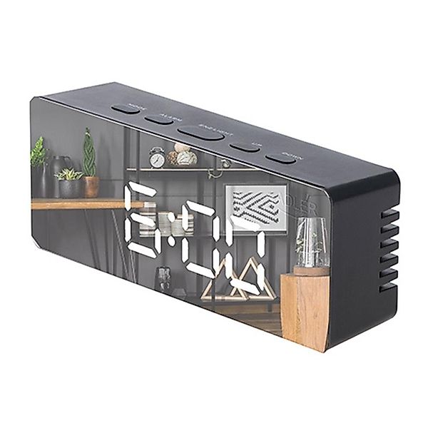Adler Wecker AD 1189B schwarz, LED günstig online kaufen