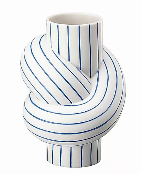 Rosenthal Vasen Node Stripes Blueberry Vase 11,7 cm (weiss) günstig online kaufen