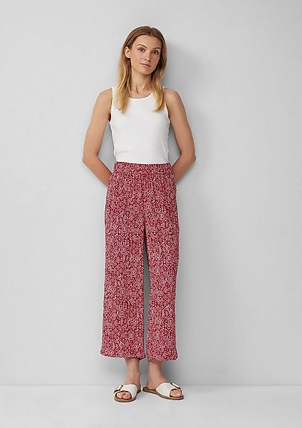 s.Oliver Culotte Hose Culotte aus Viskose mit Elastikbund günstig online kaufen