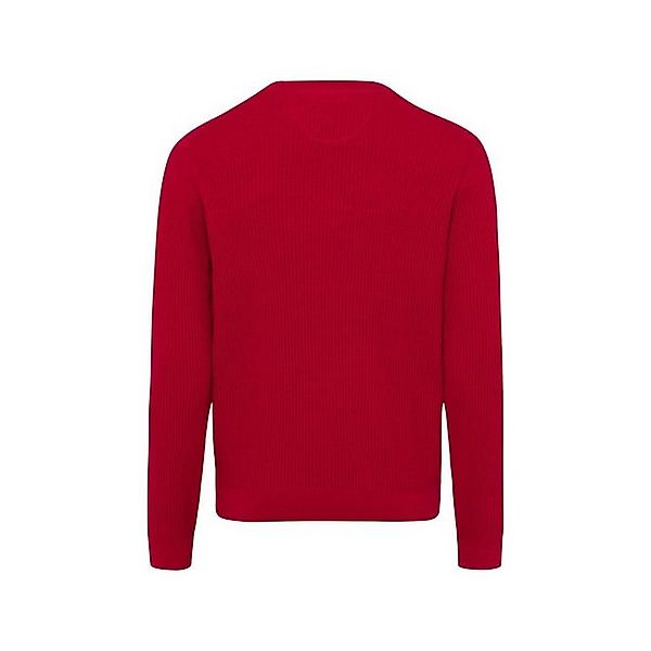 Brax Rundhalspullover ’V Pullover für Herren in rot’ (1-tlg) günstig online kaufen