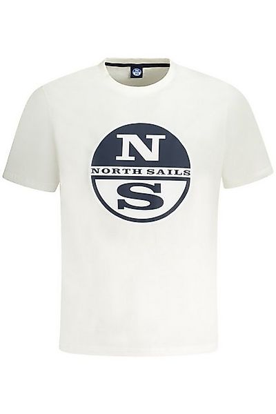 North Sails T-Shirt Herren T-Shirt Weiß Kurzarm mit Rundhalsausschnitt günstig online kaufen