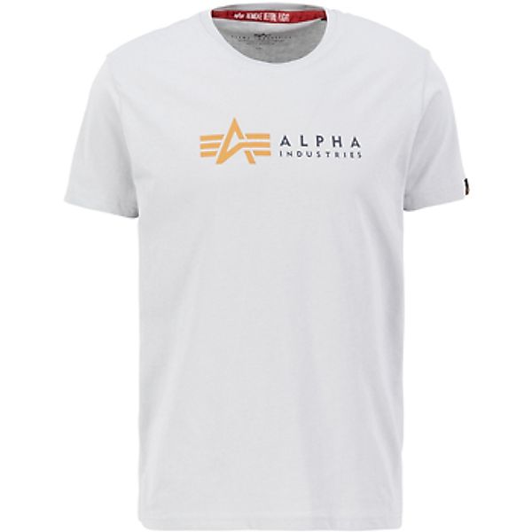 Alpha Industries  T-Shirts & Poloshirts Alpha Label T - pastel grey günstig online kaufen