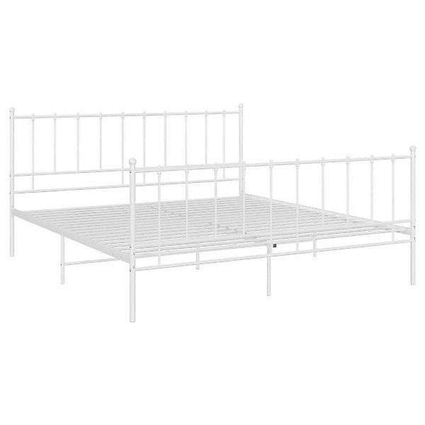 Bett Weiß Metall 180x200 Cm günstig online kaufen