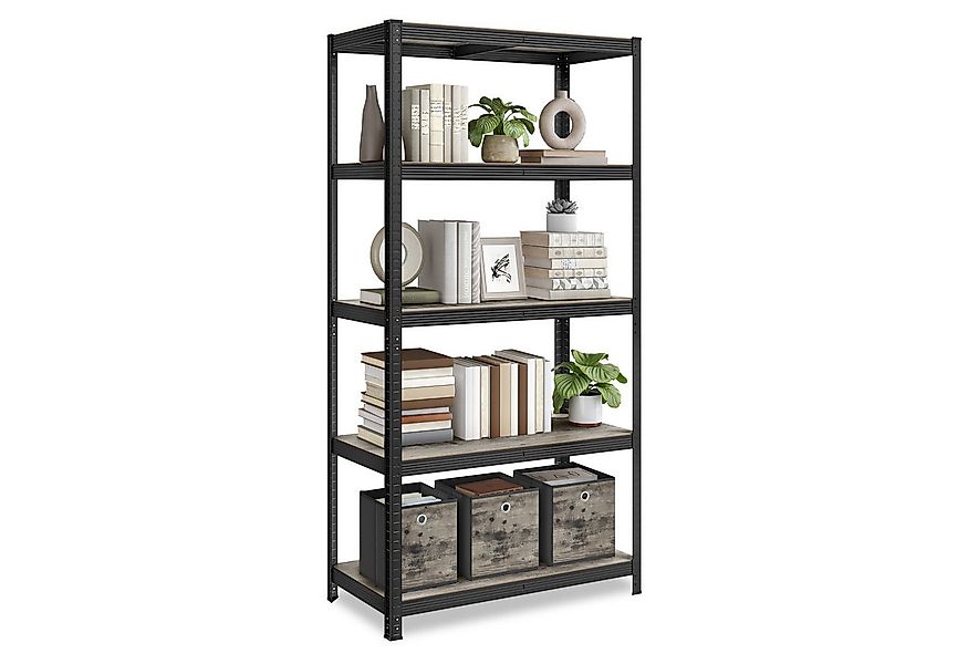 SONGMICS Standregal Küchenregale, 1-tlg., Lagerregal, 5 Ablagen, verstellba günstig online kaufen