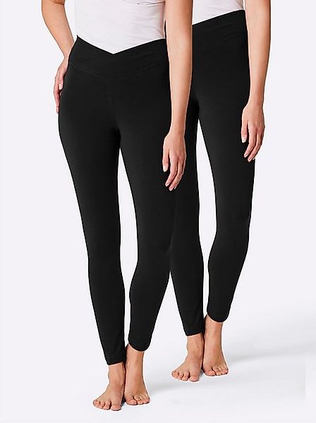 Plantier Homewearhose Leggings (2-tlg) günstig online kaufen