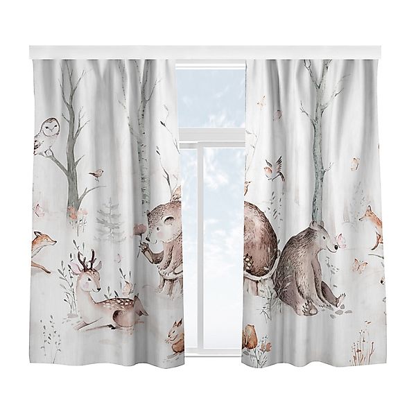 Bilderdepot24 Vorhang Gardine Natur Tiere Muster günstig online kaufen