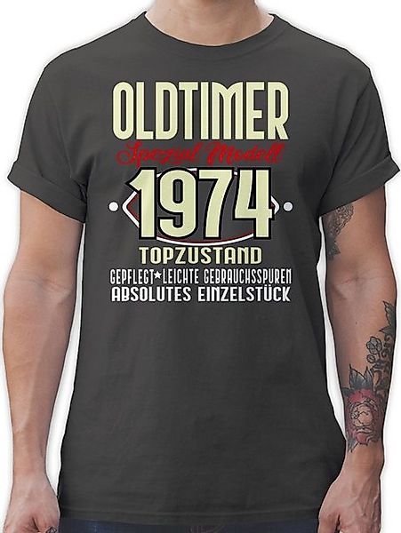 Shirtracer T-Shirt Oldtimer Spezial Modell 1974 Fünfzigster 50. Geburtstag günstig online kaufen
