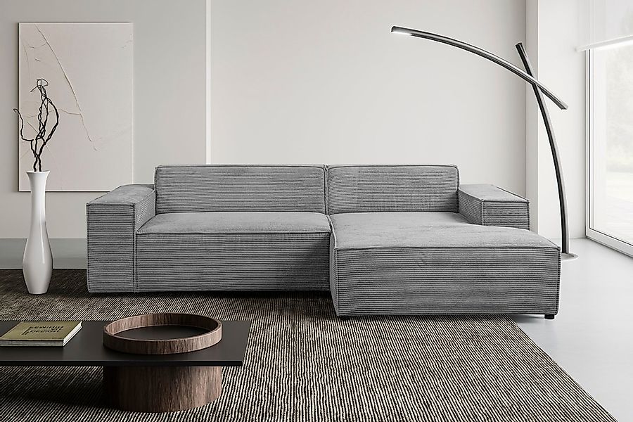 WERK2 Ecksofa "Trento, elegant & zeitlos, Breite 268cm, pflegeleichte Bezüg günstig online kaufen
