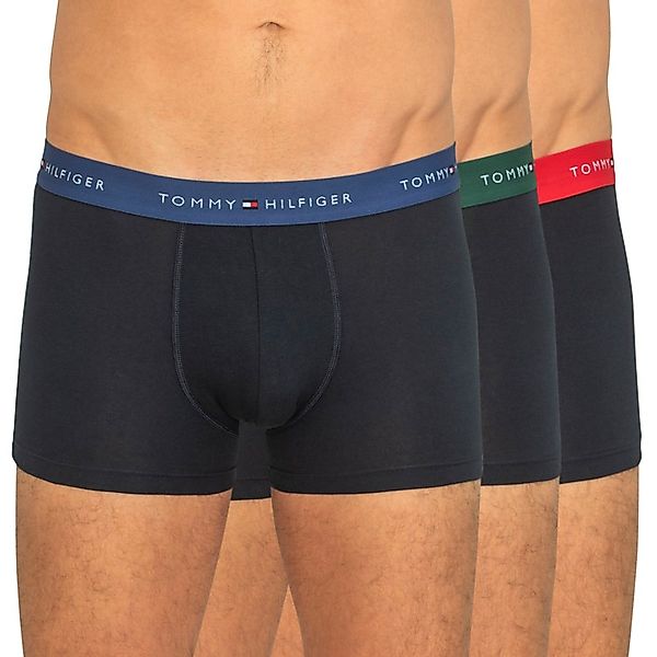 Tommy Hilfiger Underwear Boxer "TRUNK 3 PACK", (3 St.), mit kontrastfarbene günstig online kaufen