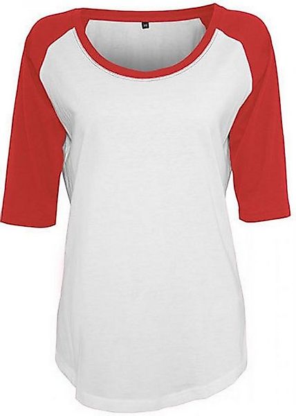 Build Your Brand Rundhalsshirt Ladies 3/4 Contrast Raglan Damen T-Shirt günstig online kaufen