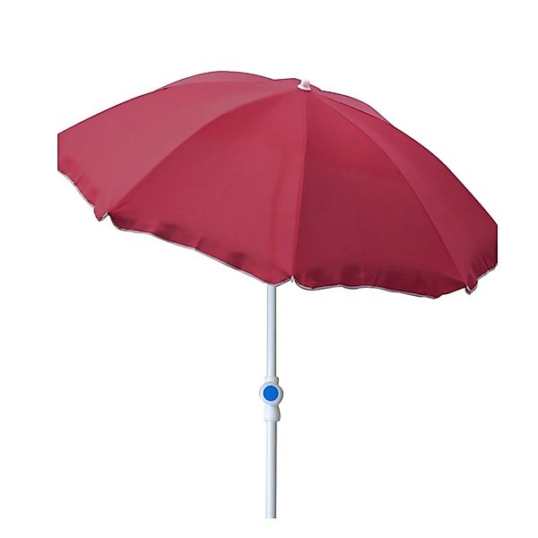 Lex Sonnenschirm Knickbar Ø 2 m Garten Balkon Strand Schirm UV30+ Burgundro günstig online kaufen