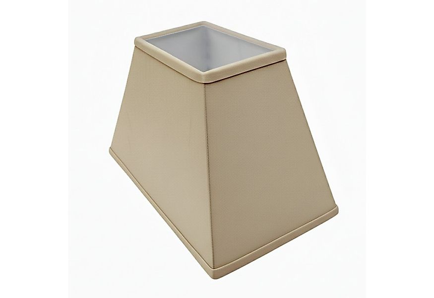 B&S Lampenschirm Lampenschirm rechteckig Velvet beige B:30x20/T:15x10/H:18c günstig online kaufen