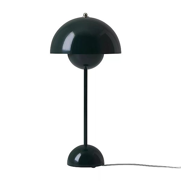 &Tradition - Flower Pot VP3 Tischleuchte glänzend - dunkelgrün NCS S 8010-B günstig online kaufen