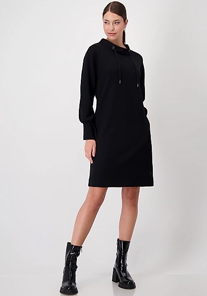 Monari Sweatkleid, mit Stehkragen und Kordelzug günstig online kaufen