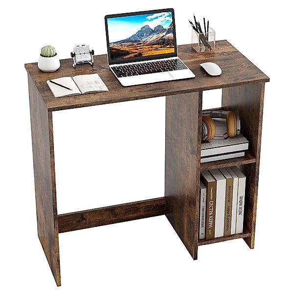 COSTWAY Schreibtisch, mit 2 Fächern, für günstig online kaufen