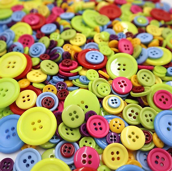 Armena Manschettenknöpfe 900/600 Stück Bunte Knöpfe für Basteln Nähen DIY i günstig online kaufen