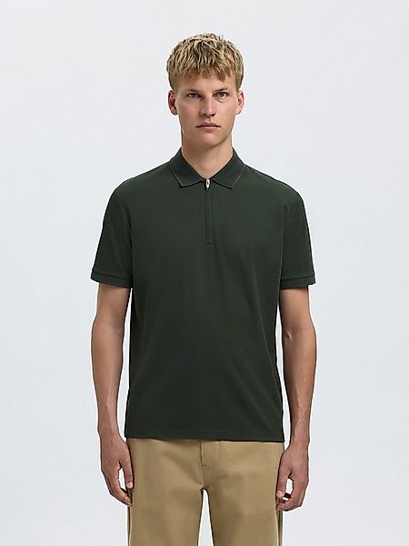 Selected Poloshirt SLHFAVE ZIP SS POLO NOOS günstig online kaufen