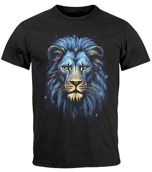 Neverless Print-Shirt Herren T-Shirt Löwe Lion günstig online kaufen