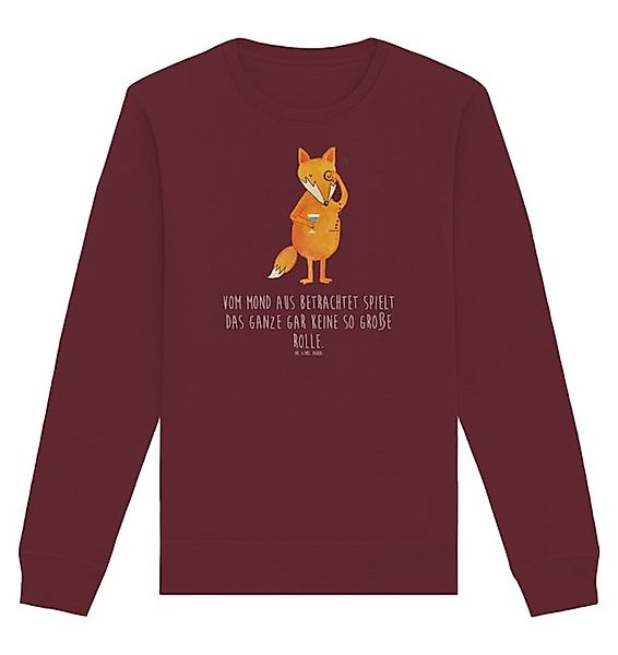 Mr. & Mrs. Panda Longpullover Fuchs Lord Größe M - Burgundy - Geschenk, Mot günstig online kaufen