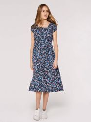 Apricot Druckkleid Milkmaid Ditsy Midi Dress günstig online kaufen