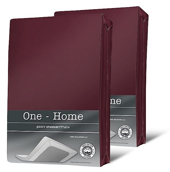 One Home Spannbettlaken Jersey, Jersey, Gummizug: günstig online kaufen
