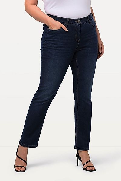 Ulla Popken Funktionshose Jeans Sammy Komfortbund schmale 5-Pocket-Form günstig online kaufen