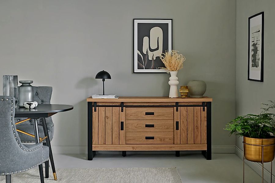 Jahnke Sideboard "SLIDE SBS 150" 1 Stk. tlg. Sideboard mit 2 Schiebetüren, günstig online kaufen