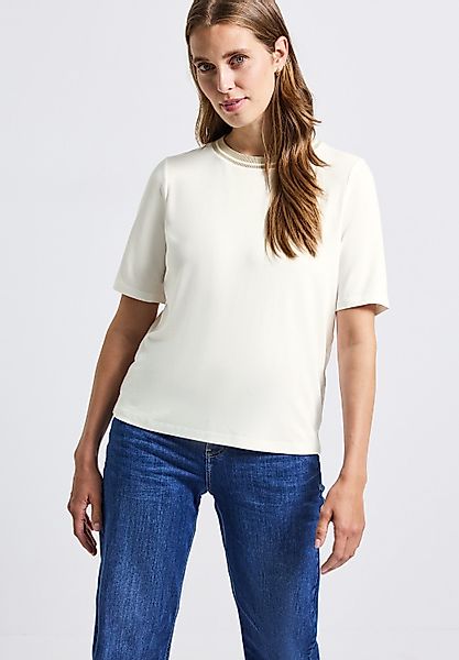 STREET ONE T-Shirt mit Rippdetail günstig online kaufen
