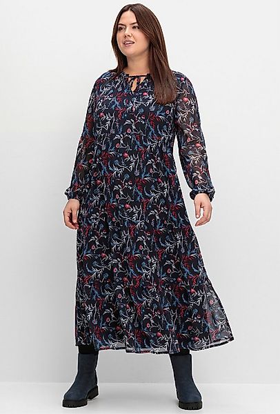 Sheego Etuikleid Maxikleid Langarm günstig online kaufen