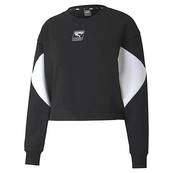 Puma Rebel Crew Fl Sweatshirt S Puma Black günstig online kaufen