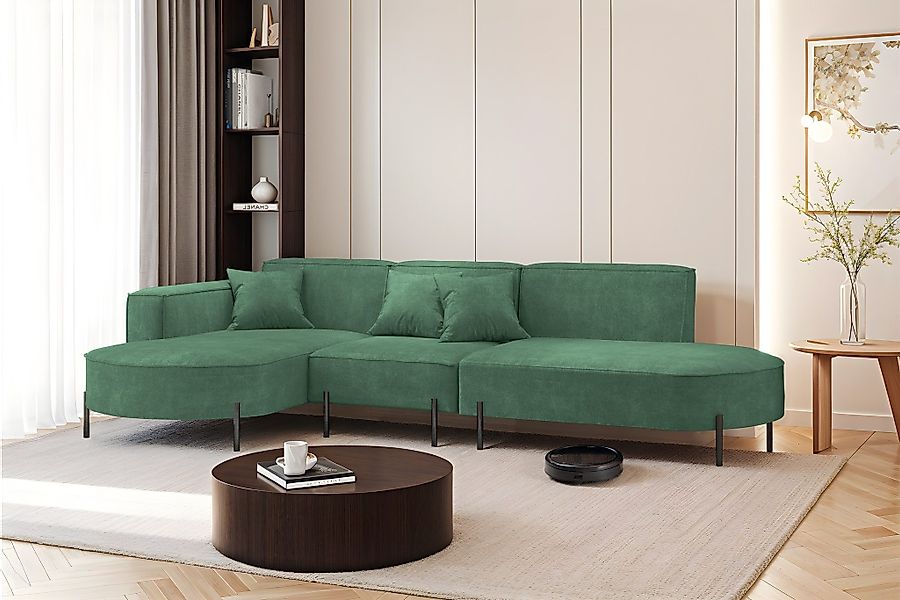 Fun Möbel Ecksofa Sofa VALENCIA mit günstig online kaufen
