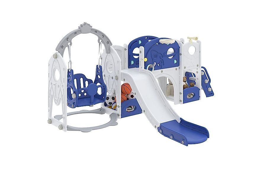 FIVMEN Rutsche 9-in-1 Kinderrutsche für Kleinkinder ab 1 Jahr, Indoor und O günstig online kaufen